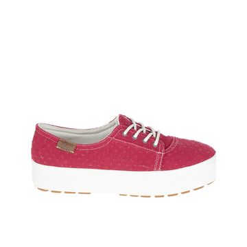 Zapatos Wrap Up Canvas Red