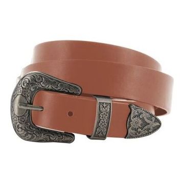 Cinturones Double Buckle Belt - Tan