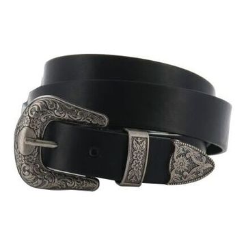 Cinturones Double Buckle Belt - Pitch Black