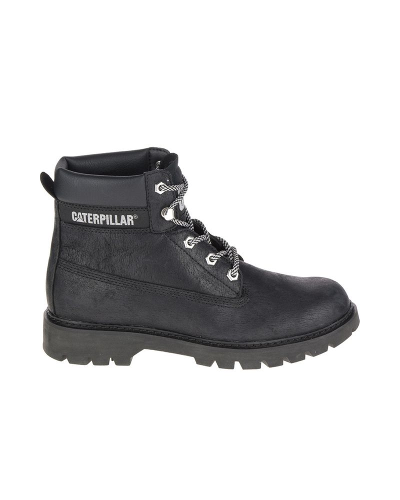 Botas Caterpillar Hardware Mujer Marrón Cuero Grano Completo  Plantilla EVA