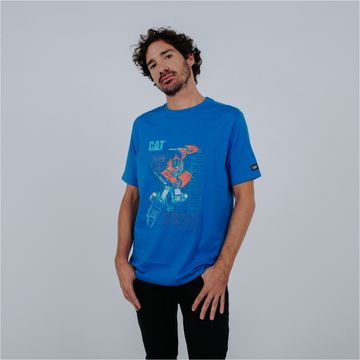 Camiseta Transformers Optim P-Brilliant Blue