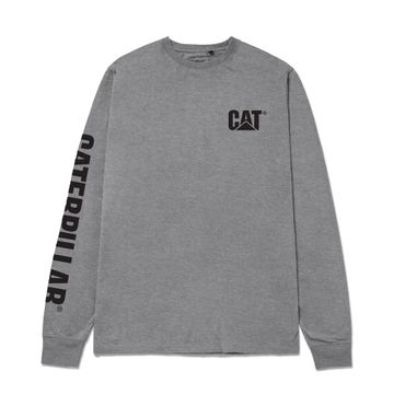 Camisetas Lifestyle Trademark Banner L/S Para Hombre