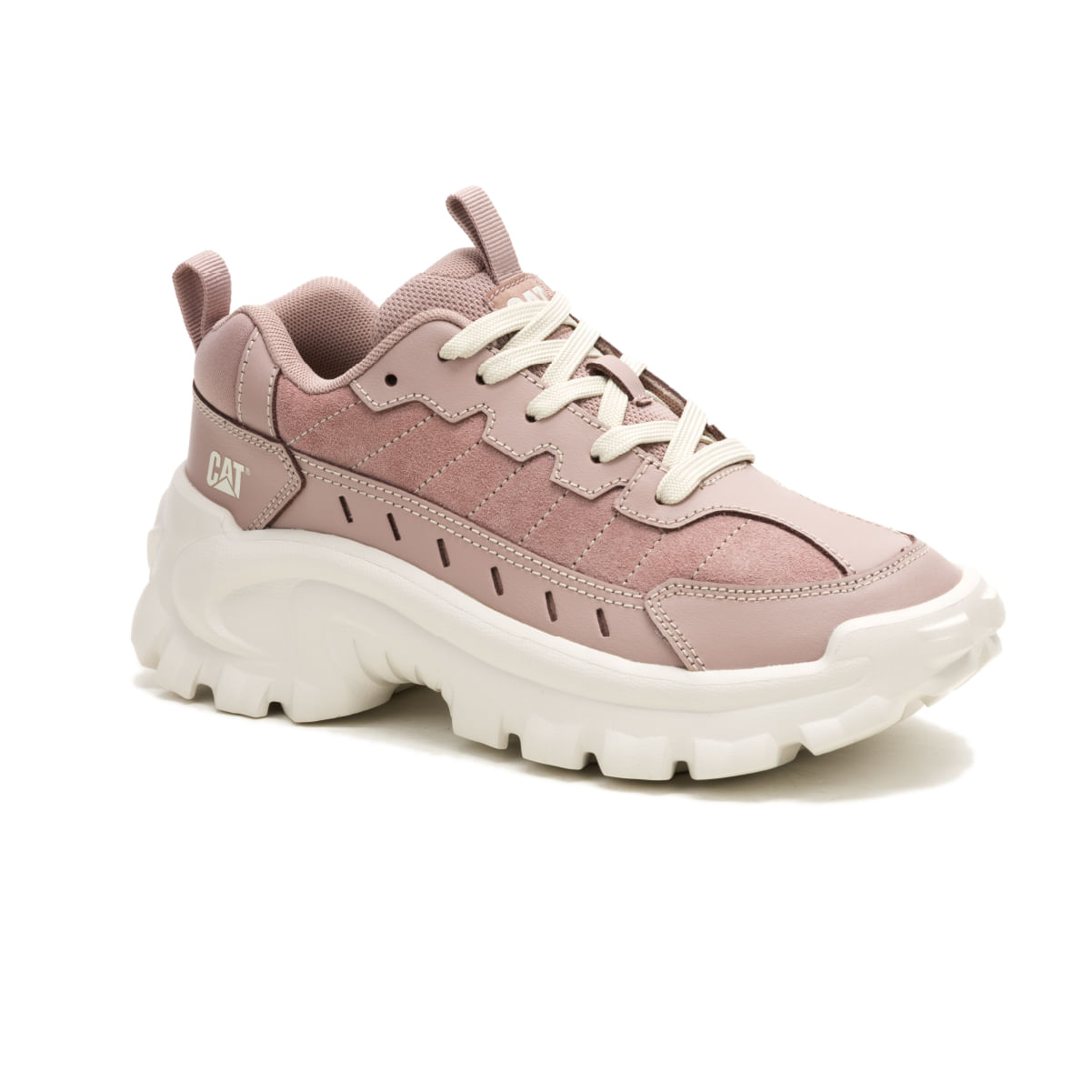 Cat Footwear Chile Zapatillas Caterpillar Intruder Mid Mujer Kaki