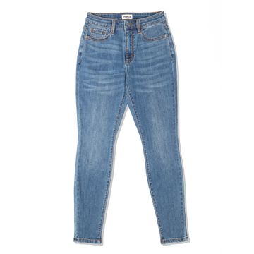 Pantalon  Stretch Denim Mid Para Mujer