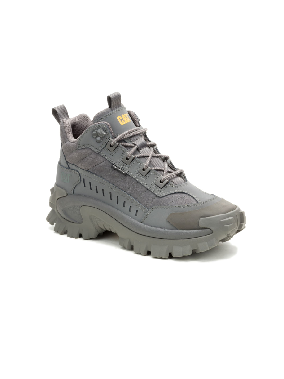 Marca Caterpillar Bota Caterpillar Piel Gris Moda Botas