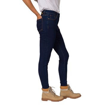 Pantalon Stretch Denim Mid-Ri Mujer