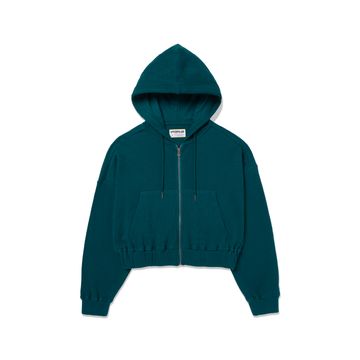 Saco Waffle-Knit Cropped Mujer