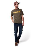 Camiseta Caterpillar Logo Tee Hombre-1777923186846