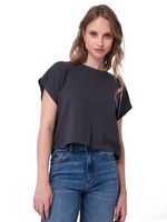 Camiseta Slub Knit Fashion To Mujer-1777923317959